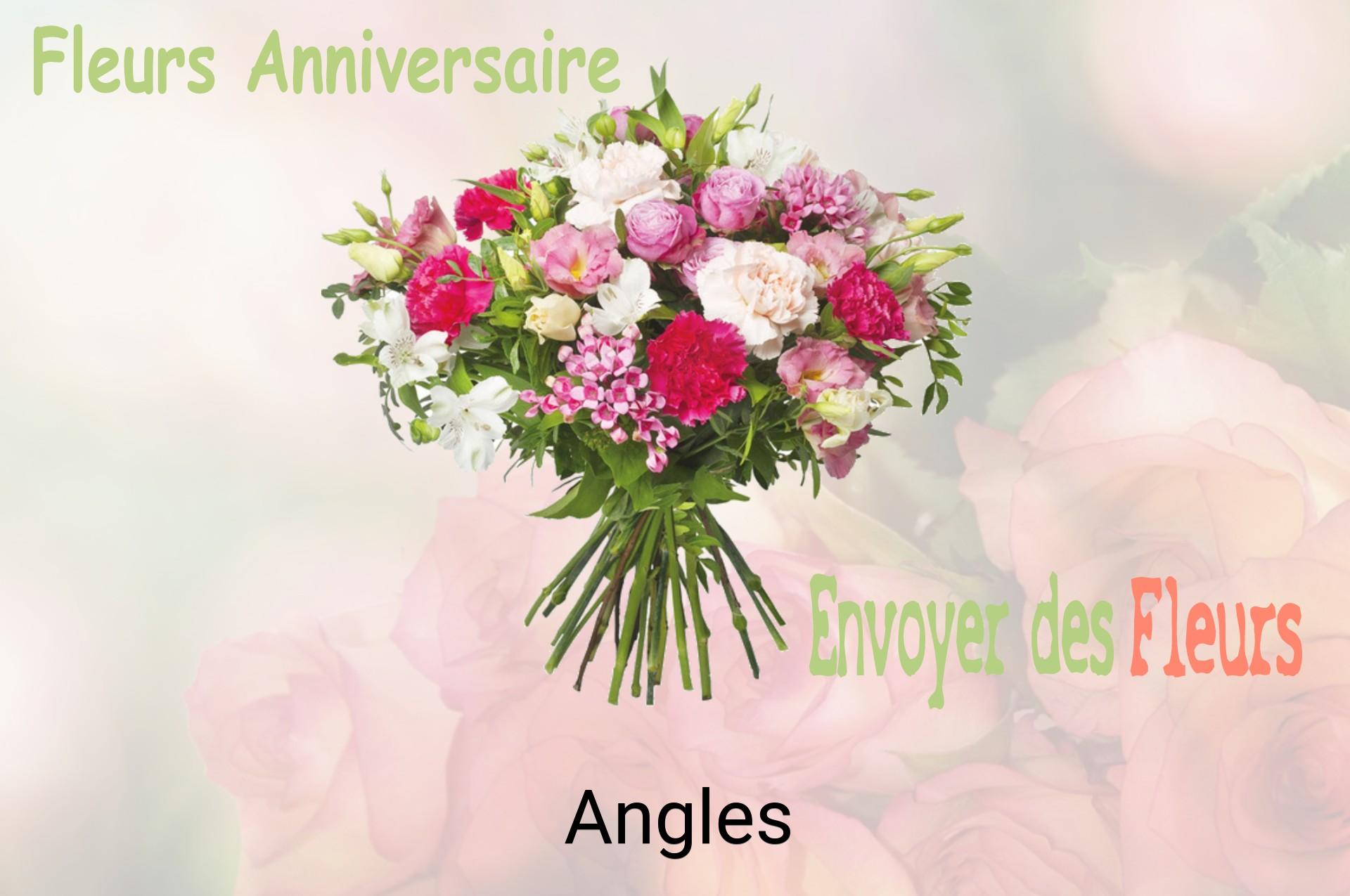 Bouquet de fleurs d’anniversaire livré à Angles